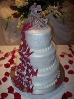 Торт весільний «Кришталевий поцілунок»