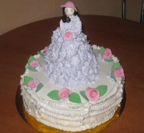 Дитячий торт «Таємнича леді»
